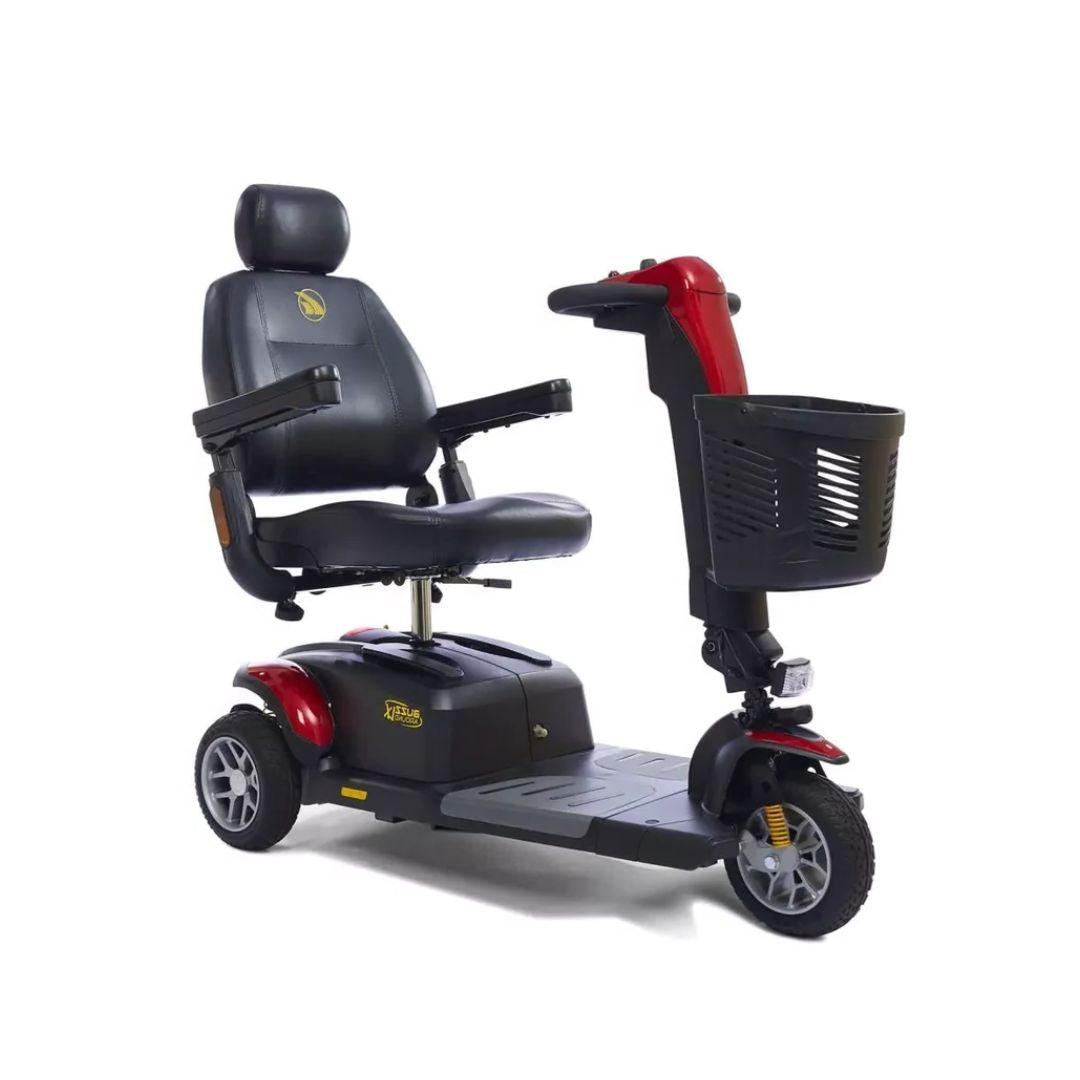 Golden Technologies Buzzaround LX Luxury 3-Wheel mobility scooter with black seat