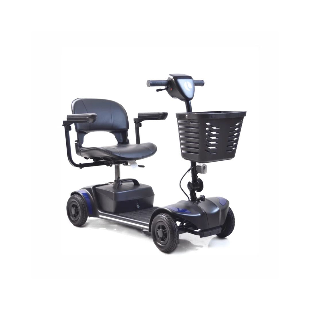 Journey Adventure 4 Wheel Mobility Scooter by Journey Health & Lifestyle with comfortable seat and front basket
