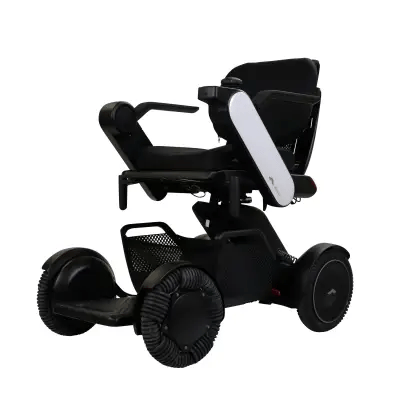 WHILL Model C2 Smart Power Chair by Whill.inc in black with modern design and large wheels